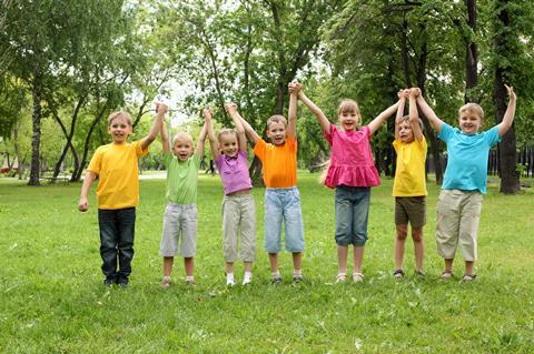 Children in a park