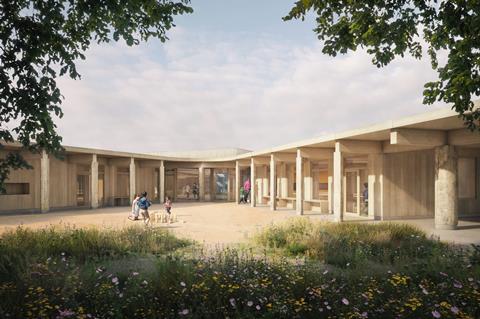 Artists impression of the Stonehenge education centre
