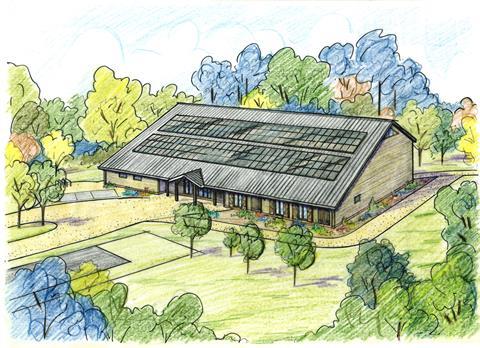 An artists impression of new centre at Avon Tyrrell