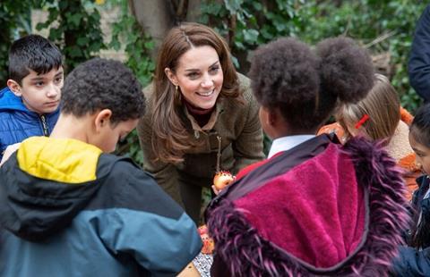 HRH Duchess of Cambridge at The Garden Classroom