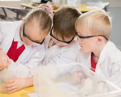 Students at Lion Salt Works Museum