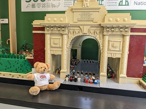 Teacher Ted at the Lego Menin Gate