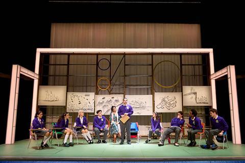 The cast of The Boy at the Back of the Class