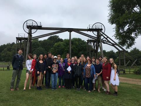 Gatton Academy class at Brinsley Headstocks