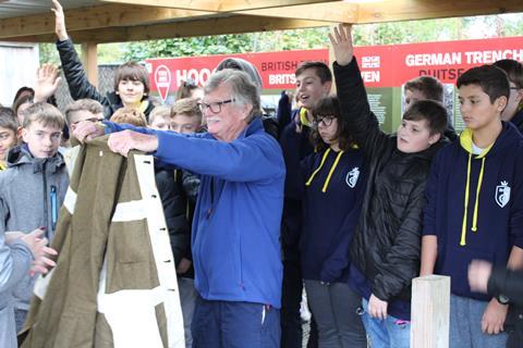 Brighton Hill pupils on a Belgium Rayburn Tour