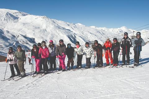 SkiBound trip at Les Menuires, France