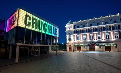 Sheffield Theatres at night