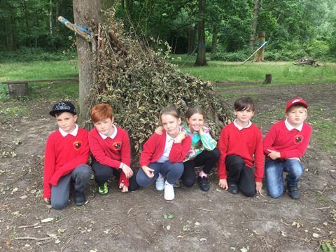 Shelter building at Celtic Harmony