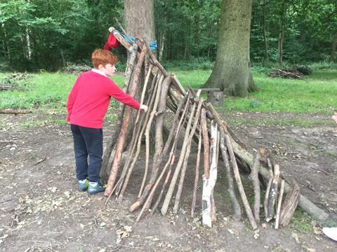 Shelter building at Celtic Harmony