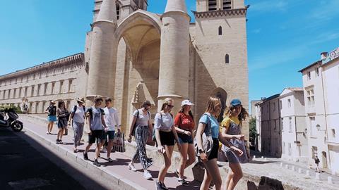 City tour of Montpellier