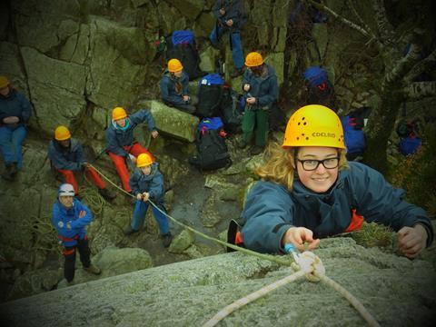 Stamford Welland Academy school trip to Aberdovey outdoor education centre