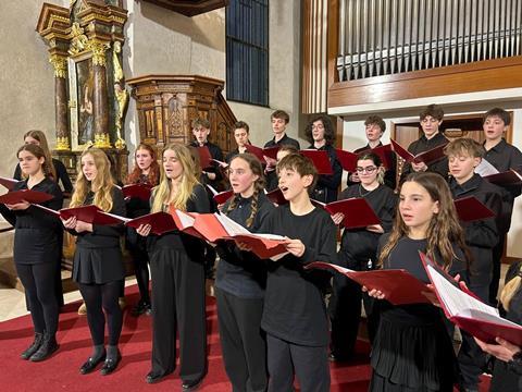 St Dunstan's College students in Prague