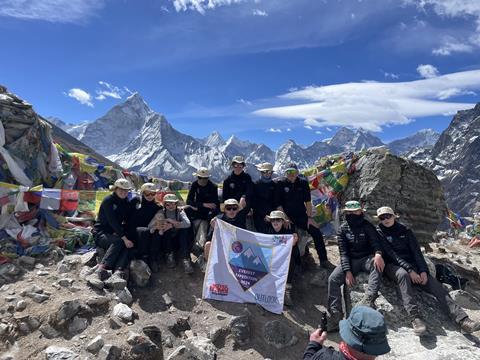 Walsall Academy students and staff at Everest Base Camp