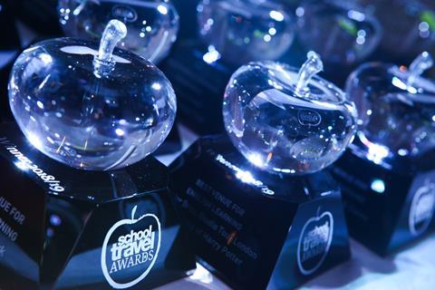 School Travel Awards Trophies