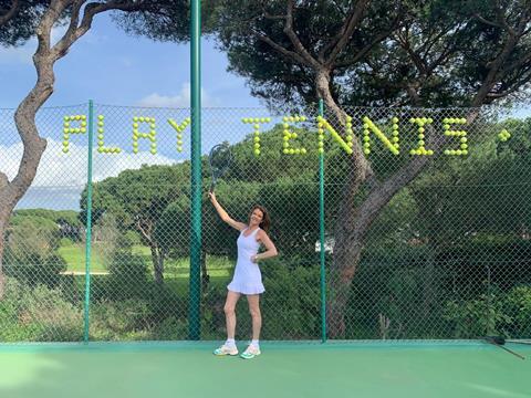 Annabel Croft in the Algarve