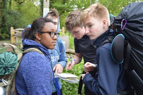 Bohunt School's Duke of Edinburgh expedition