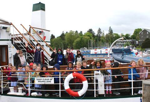 Milnthorpe Primary School at Lake Windermere