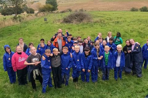 Sandylands Primary School pupils on an Outdoor Week of Learning residential in Cumbria