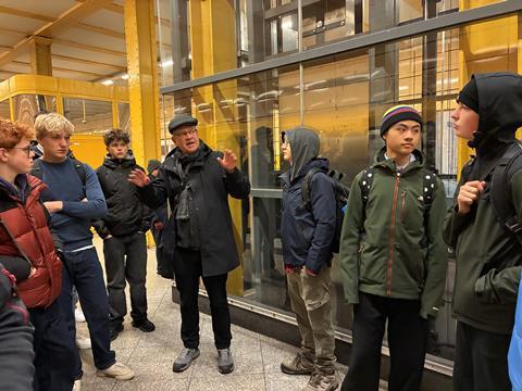 Langton Grammar School on a Berlin walking tour