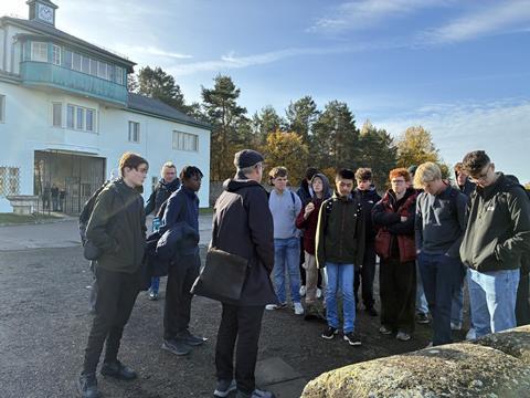 Langton Grammar at Sauchsenhausen Concentration camp
