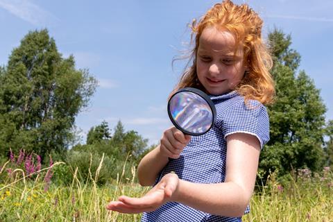 Learning outdoors at a WWT centre