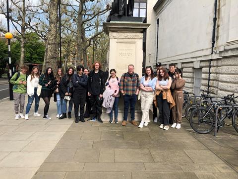 Students from Bower Park Academy in London