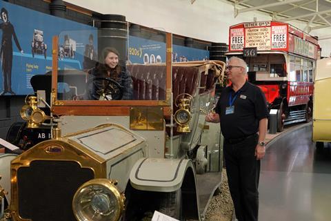 Girls in STEM at the British Motor Museum