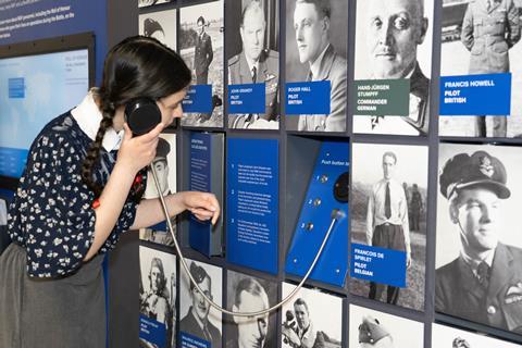 Interactive display at the RAF Museum