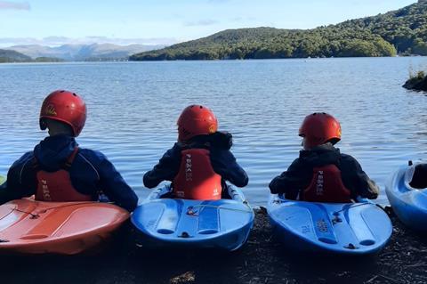 AKS Lytham pupils ready for kayaking