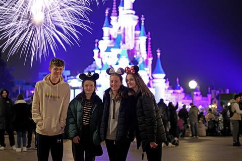 Pupils at Disneyland Paris