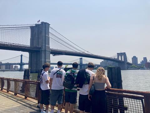 Diss High School students in New York