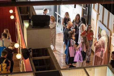 Inside the new museum space at Bristol Dockyard